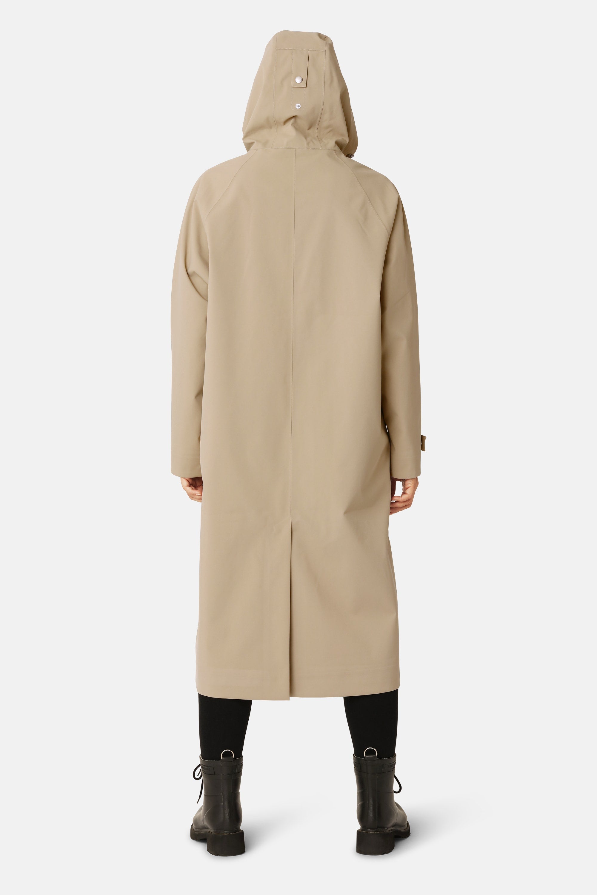 Long Rain Coat - Greige